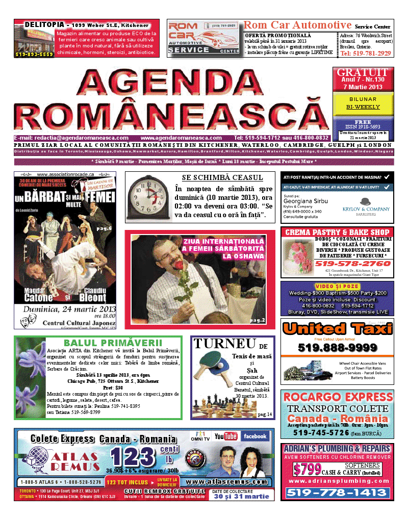 Numarul 130 – 7 Martie 2013