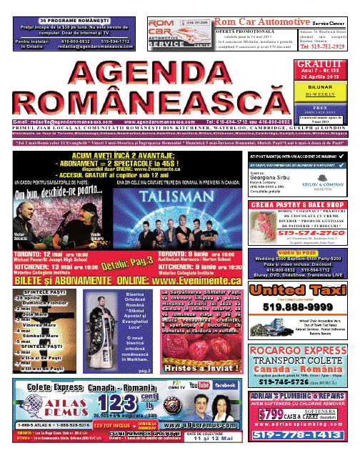 Numarul 133 – 25 Aprilie 2013