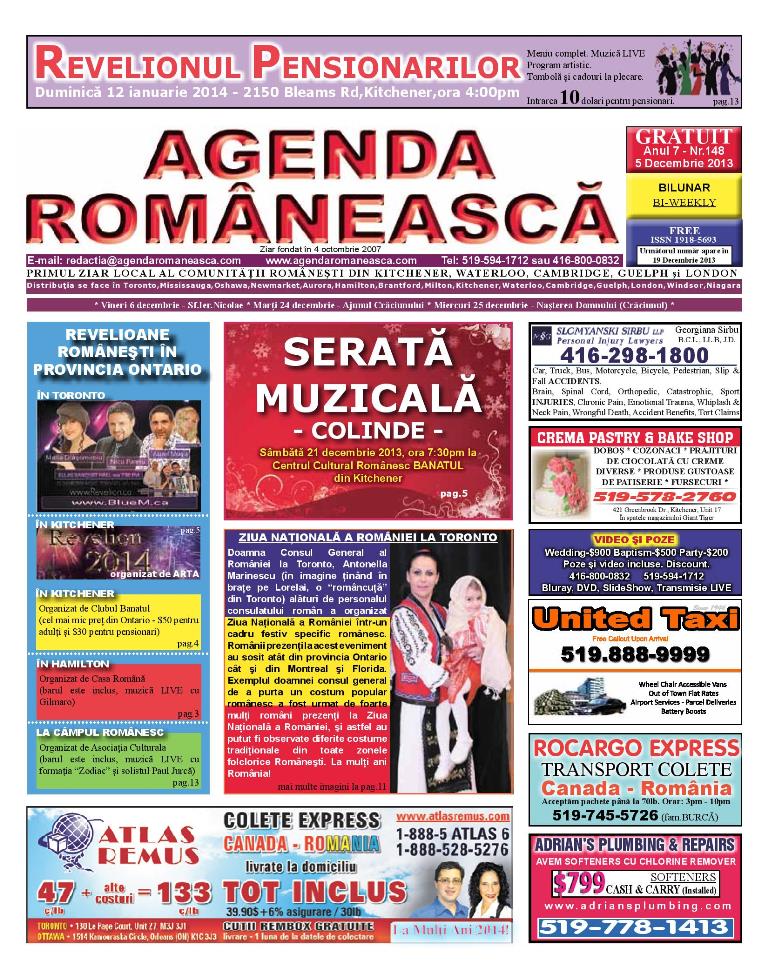 Numarul 148 – 5 Decembrie 2013