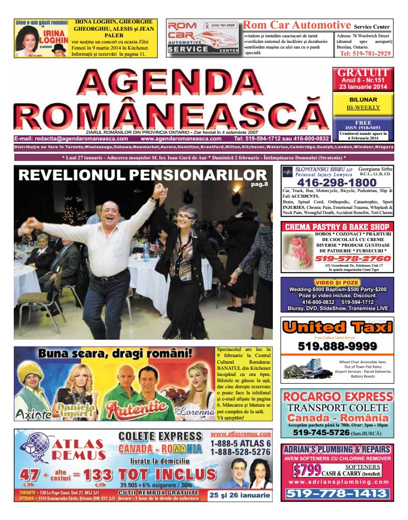Numarul 151 – 23 Ianuarie 2014