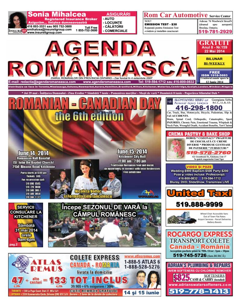 Numarul 159 – 22 Mai 2014