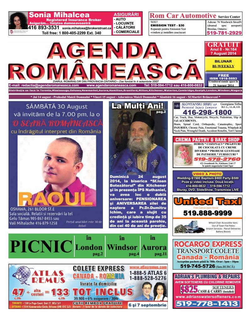 Numarul 164 – 7 August 2014