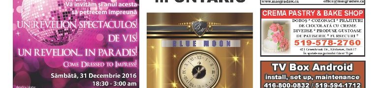 Numarul 218 – 3 Noiembrie 2016