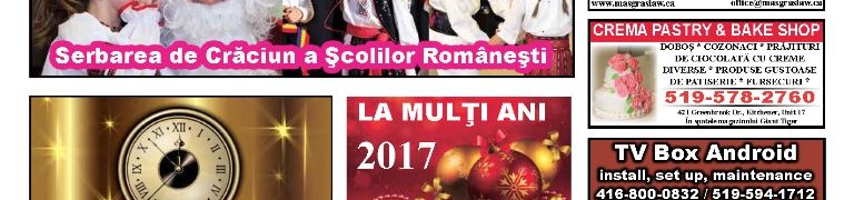 Numarul 221 – 15 Decembrie 2016